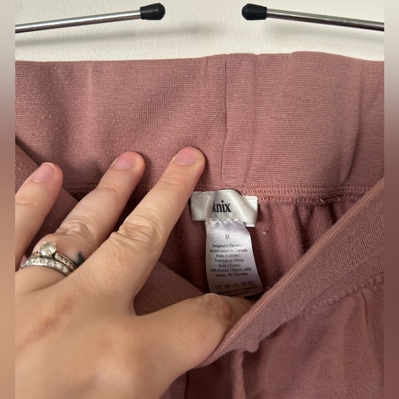 Knix Women's Size M Maroon Modal Joggers - Picture 6 of 6